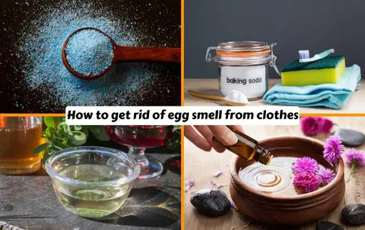 How to get rid of egg smell from cloths