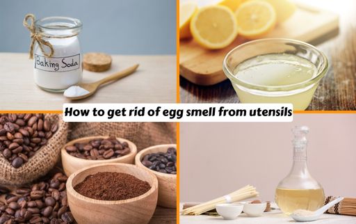 How to get rid of egg smell from utensils
