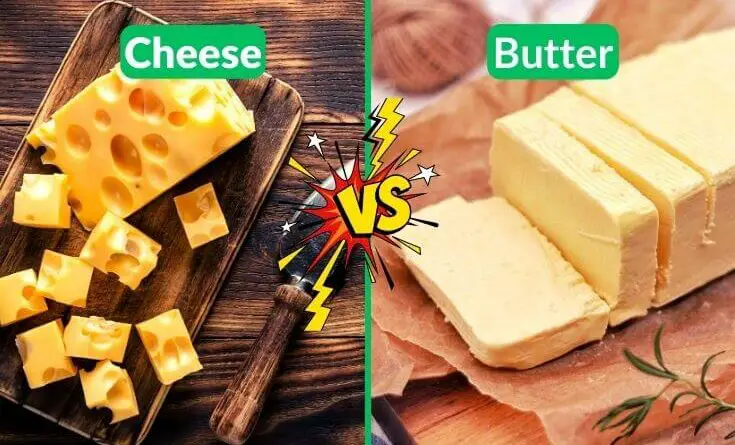 What is the difference between Cheese and Butter