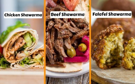 What are the types of Shawarma