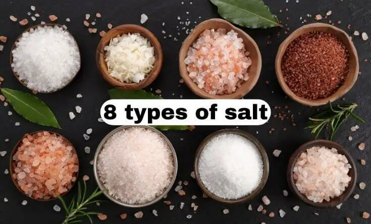 8 different types of salt
