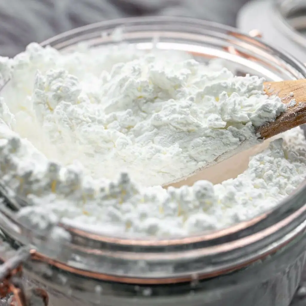 store your homemade cornflour in an airtight container
