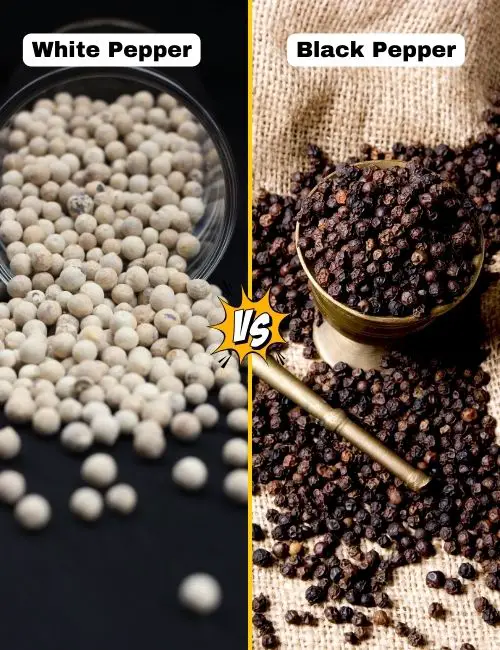 White Pepper vs. Black Pepper: What's the Difference?