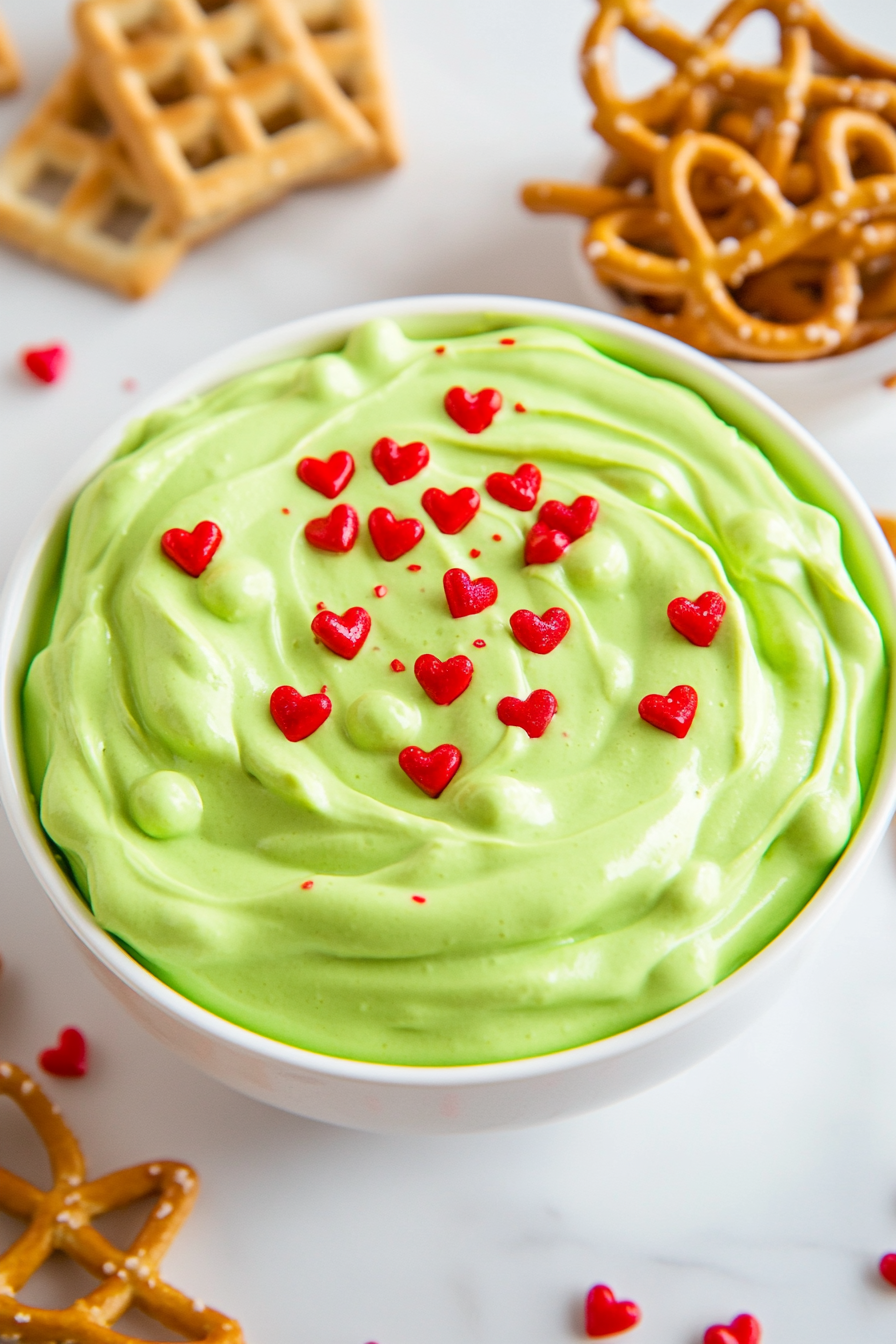 Easy Grinch Dip 2 Easy Grinch Dip