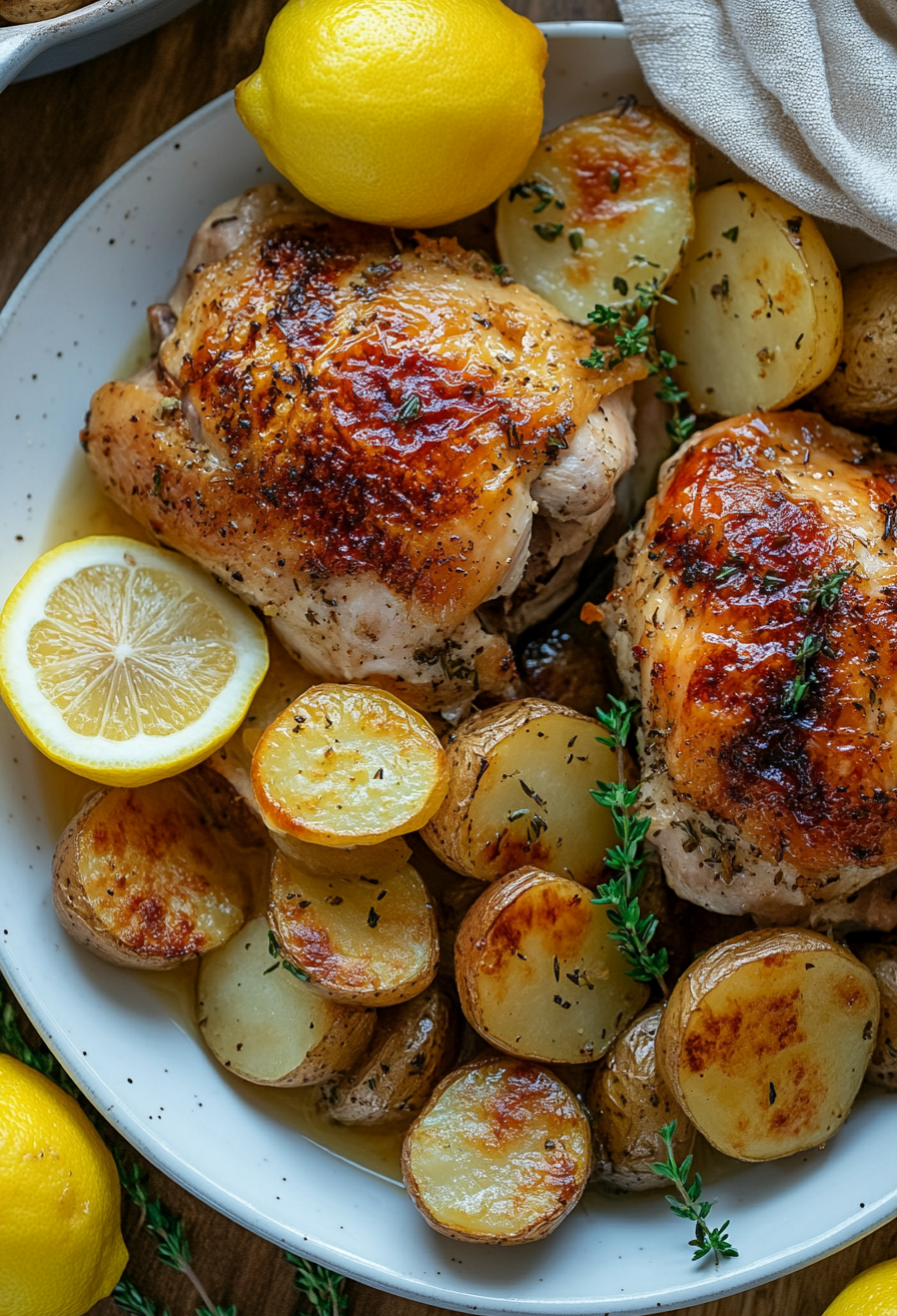 Greek Lemon Chicken and Potatoes 7 1 1