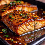 Crispy Honey Garlic Glazed Salmon Recipe 1