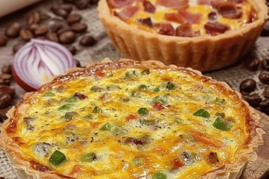 Green Chile and Cheese Quiche 2