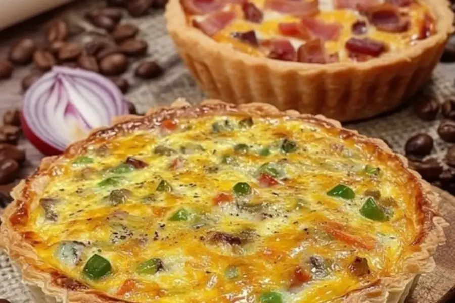 Green Chile and Cheese Quiche 2