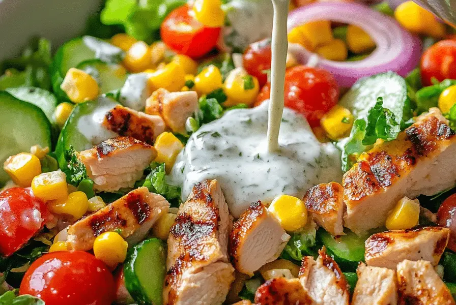 Healthy Ranch Chicken Salad 1