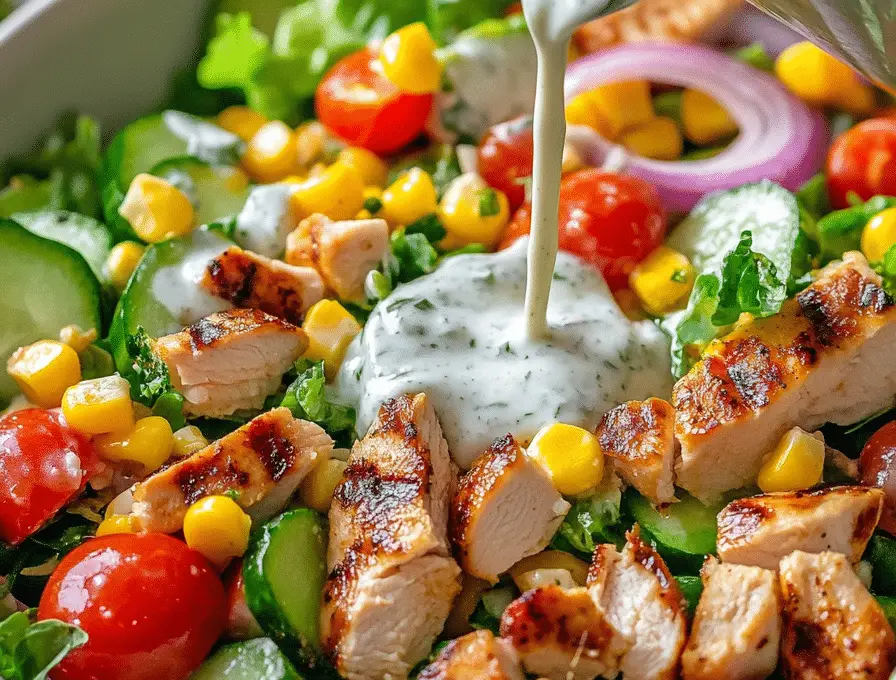 Healthy Ranch Chicken Salad 1