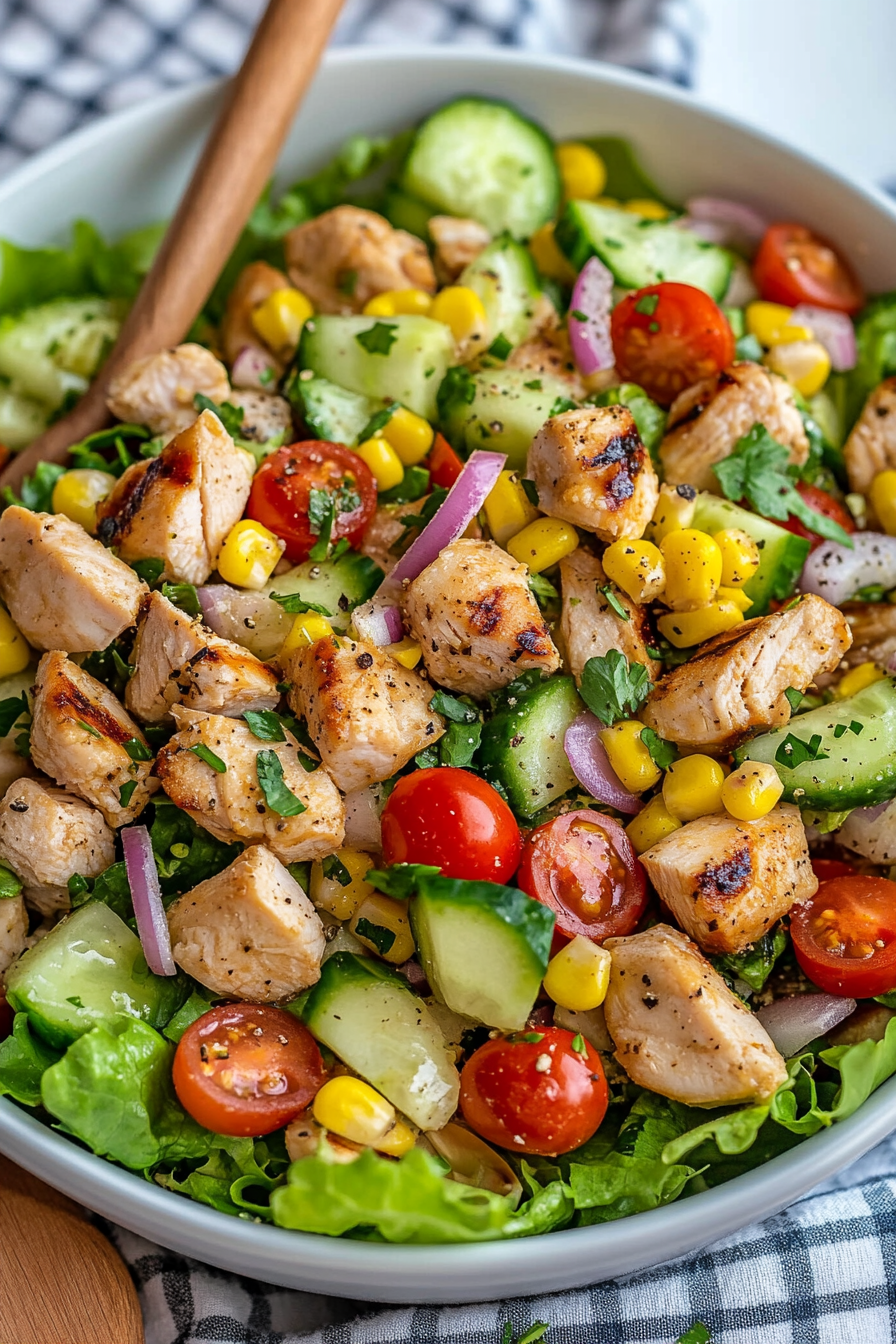 Healthy Ranch Chicken Salad 3 Healthy Ranch Chicken Salad 3