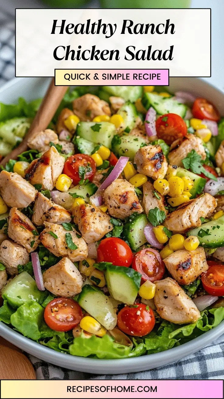 Healthy Ranch Chicken Salad pinterest Healthy Ranch Chicken Salad pinterest