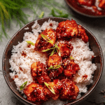 Air Fried Korean Cauliflower with Sticky Gochujang Sauce 2