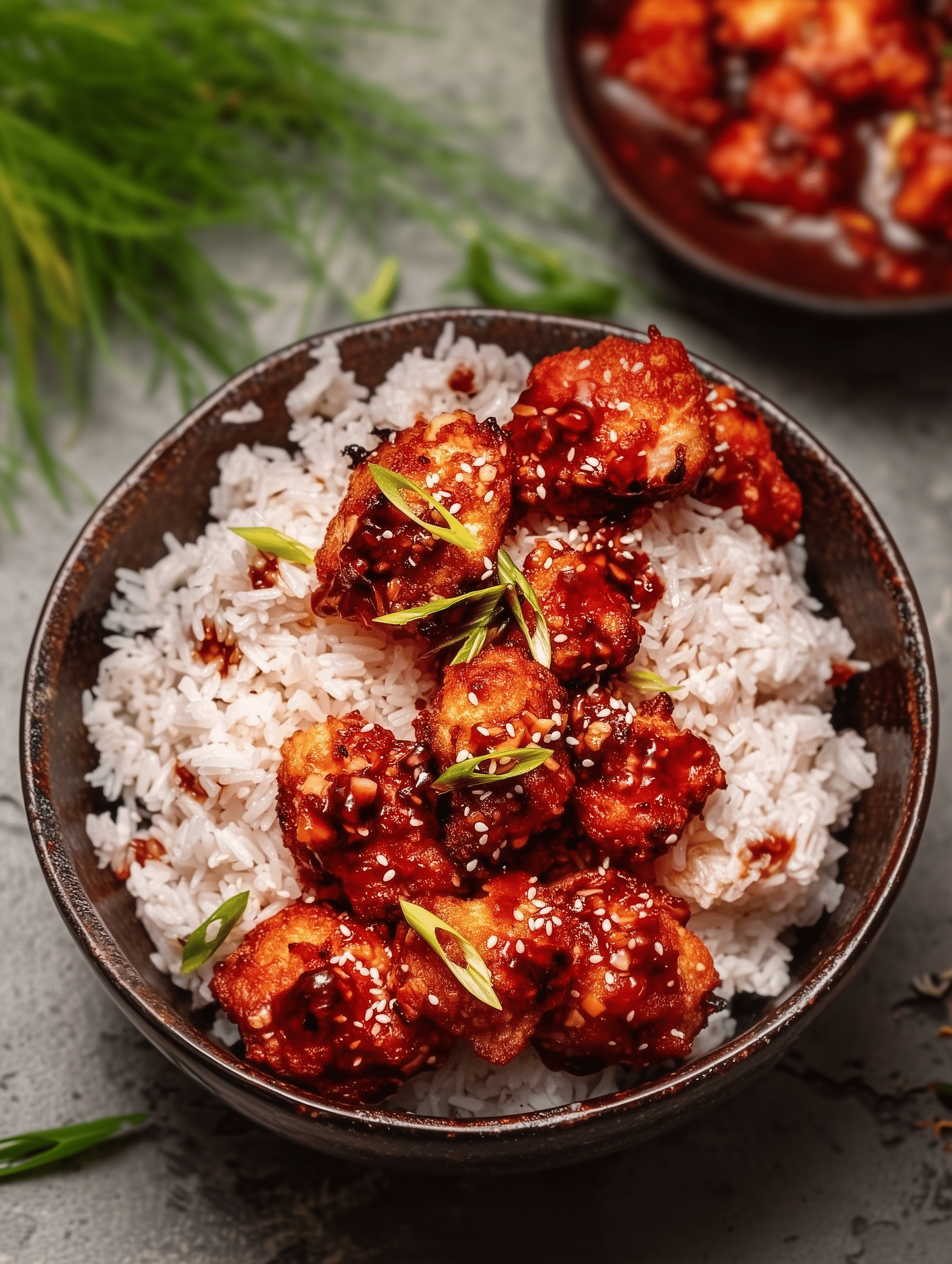 Air Fried Korean Cauliflower with Sticky Gochujang Sauce 2 Air Fried Korean Cauliflower with Sticky Gochujang Sauce 2