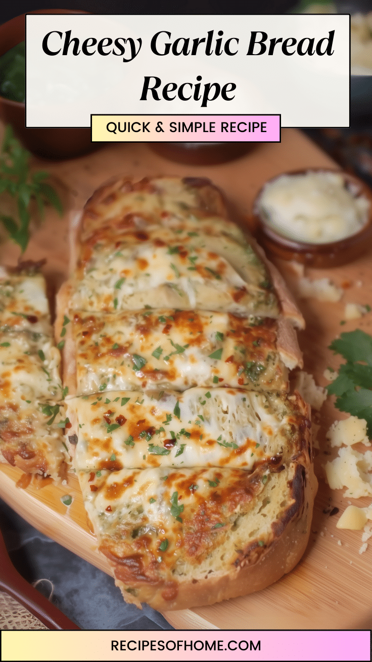 Cheesy garlic bread pinterest 1 Garlic Bread
