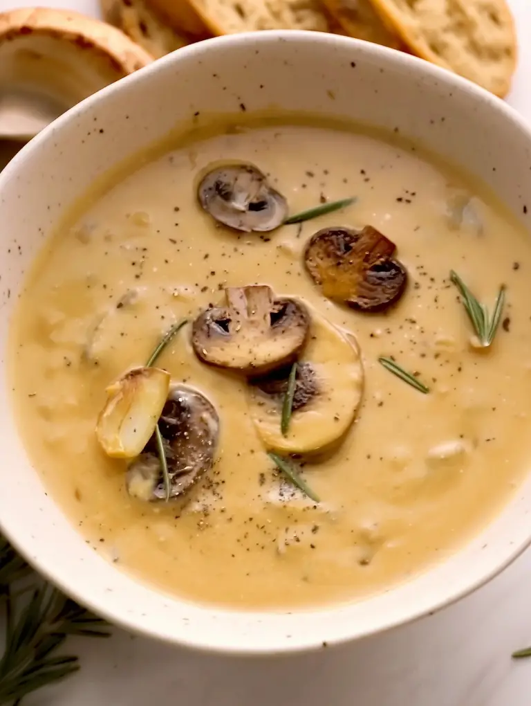Creamy Mushroom Soup 2