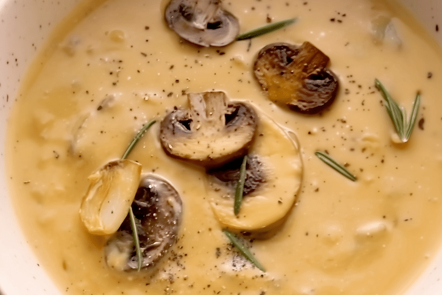 Creamy Mushroom Soup 2