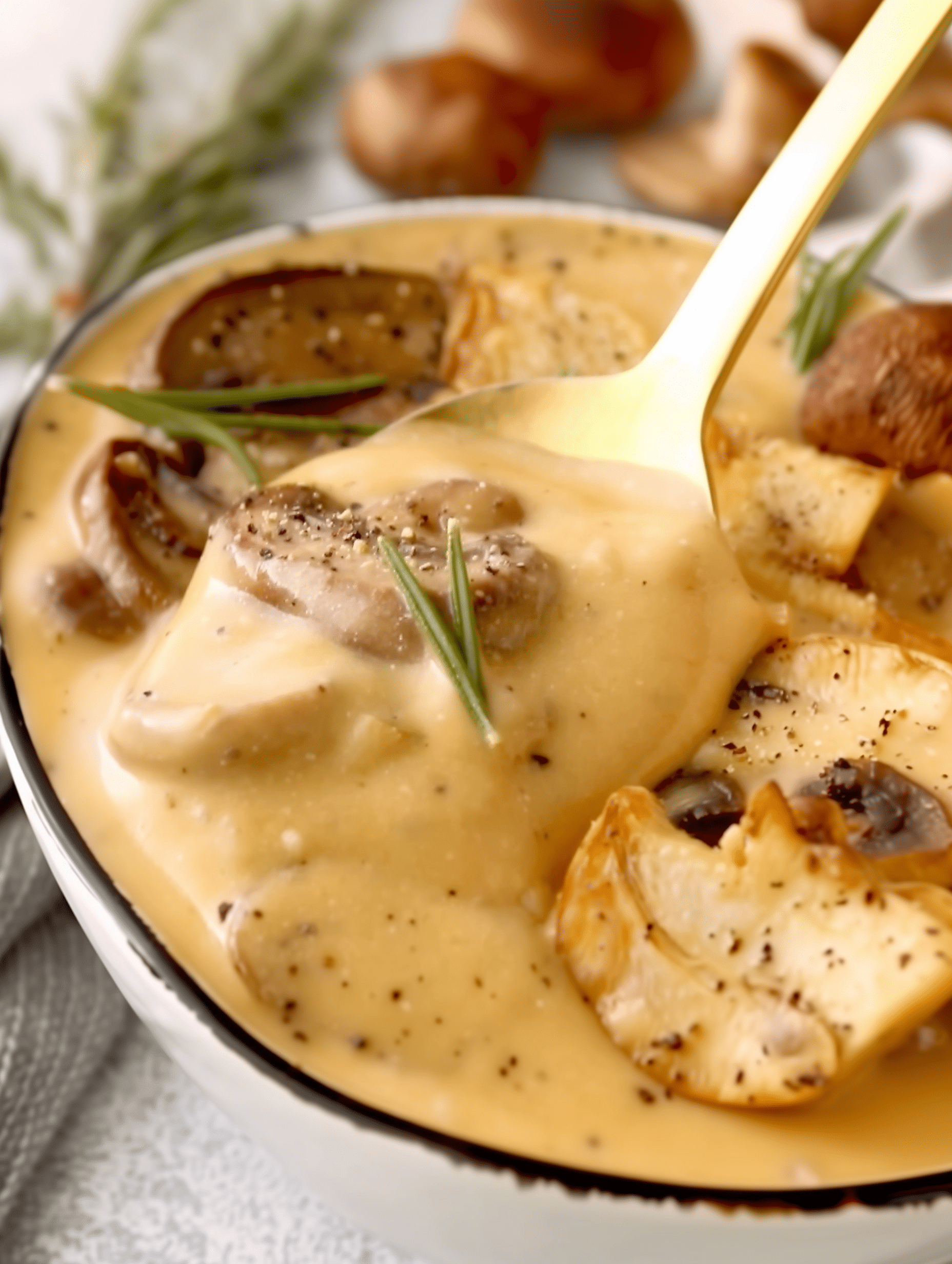 Creamy Mushroom Soup 3 Creamy Mushroom Soup 3