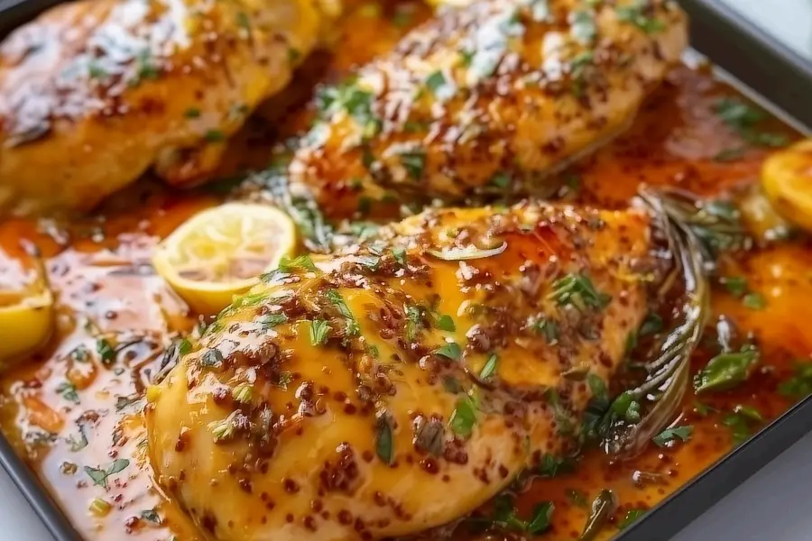 Easy Baked Honey Dijon Chicken 1