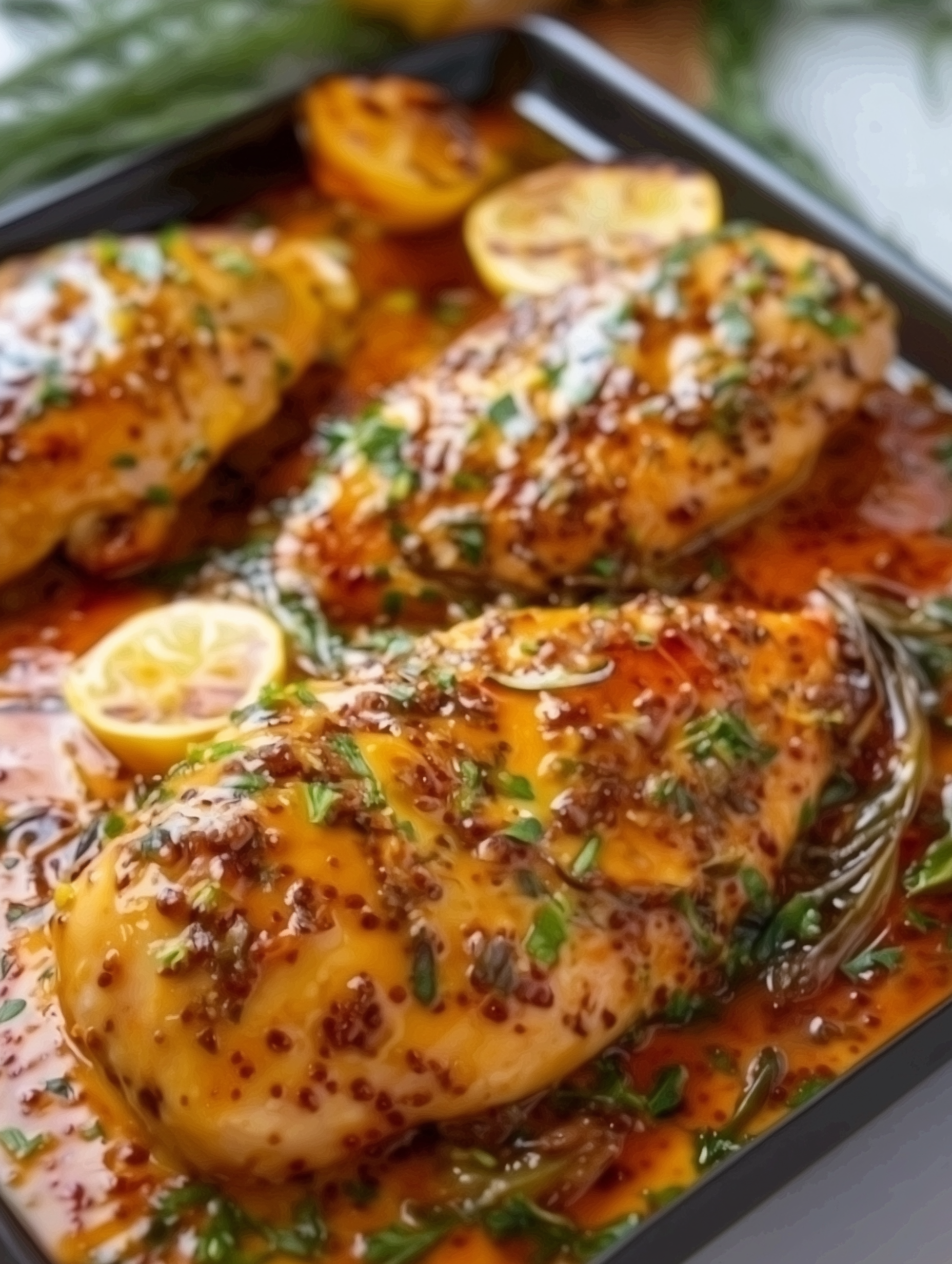 Easy Baked Honey Dijon Chicken 2 Easy Baked Honey Dijon Chicken