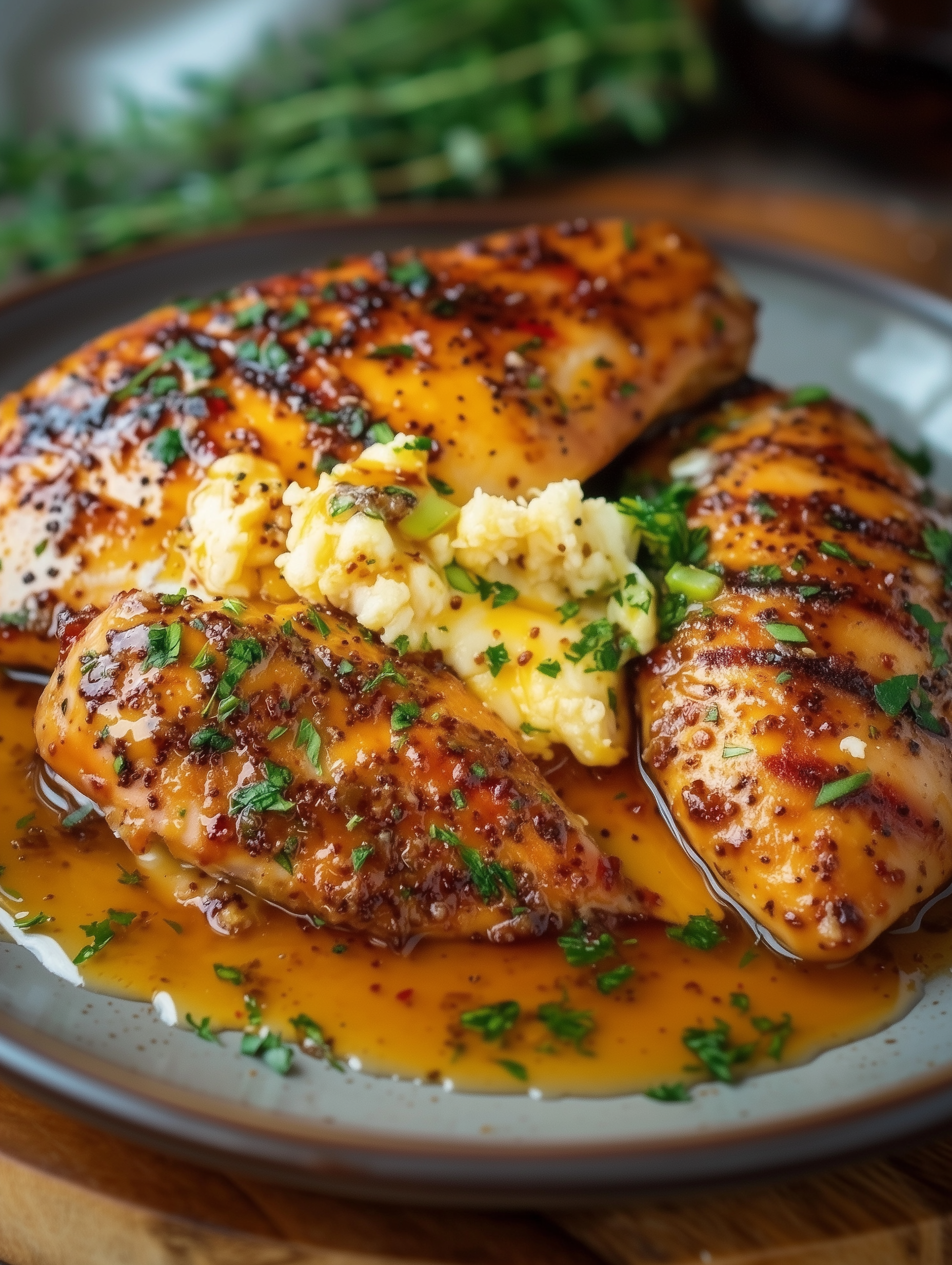 Easy Baked Honey Dijon Chicken 3 Easy Baked Honey Dijon Chicken