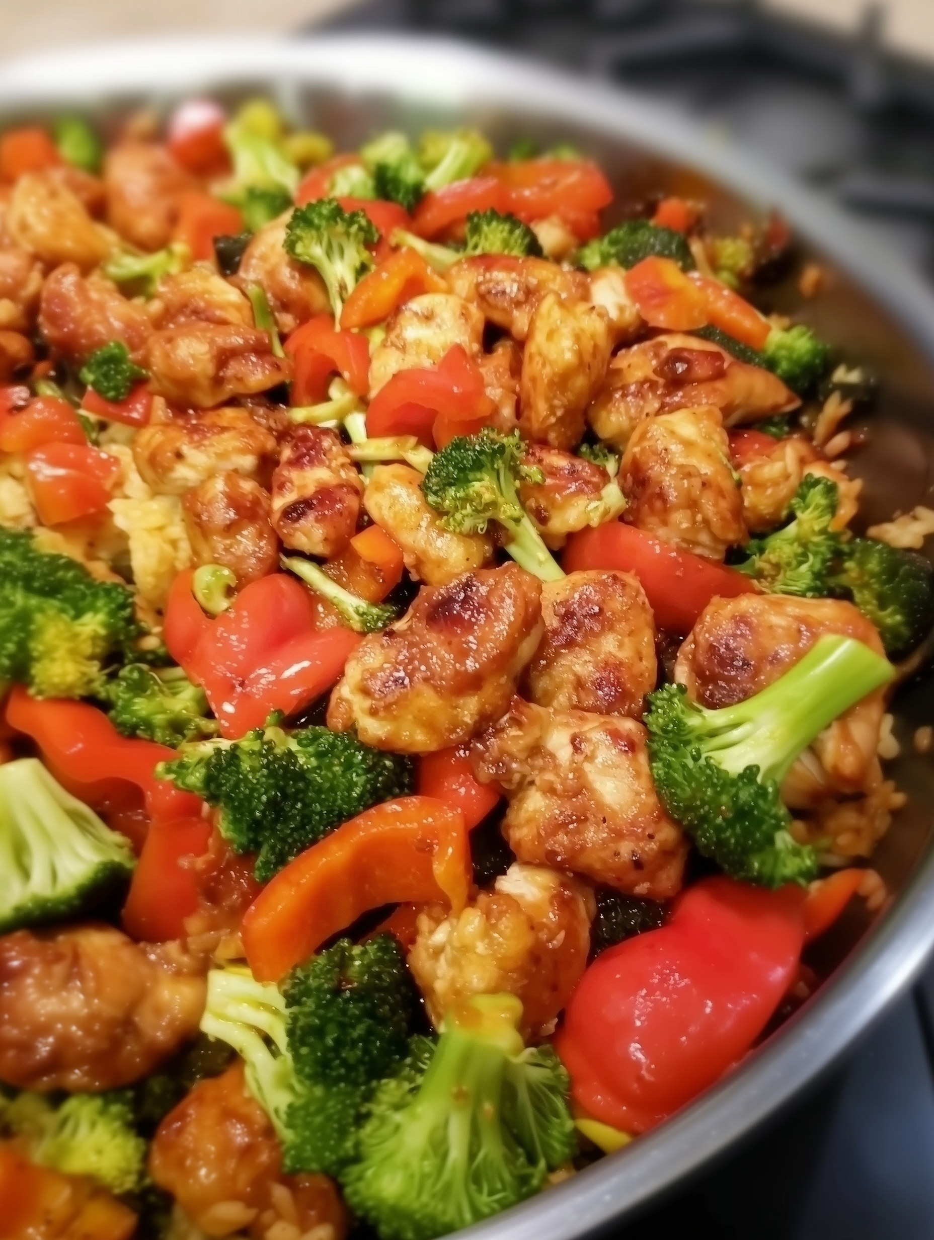 Easy Teriyaki Chicken with Broccoli and Bell Peppers a.k.a Crack Chicken 1 Easy Teriyaki Chicken with Broccoli and Bell Peppers a.k.a Crack Chicken 1