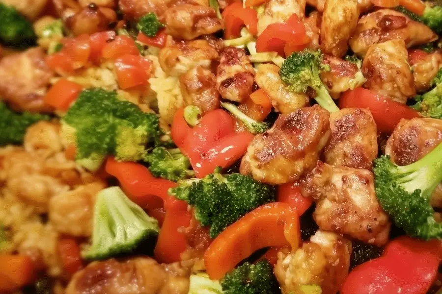 Easy Teriyaki Chicken with Broccoli and Bell Peppers a.k.a Crack Chicken 2