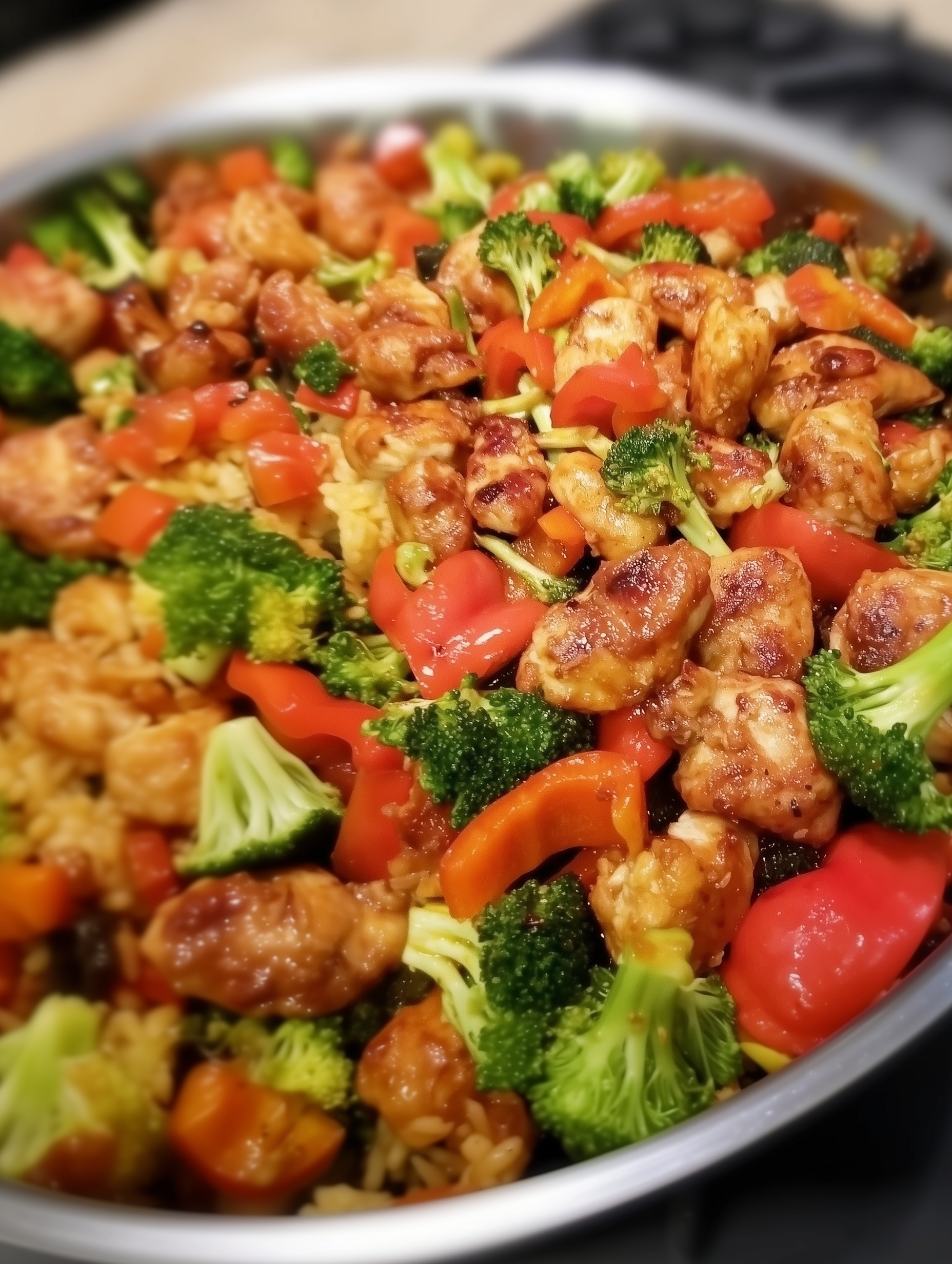 Easy Teriyaki Chicken with Broccoli and Bell Peppers a.k.a Crack Chicken 2 Easy Teriyaki Chicken with Broccoli and Bell Peppers a.k.a Crack Chicken 2