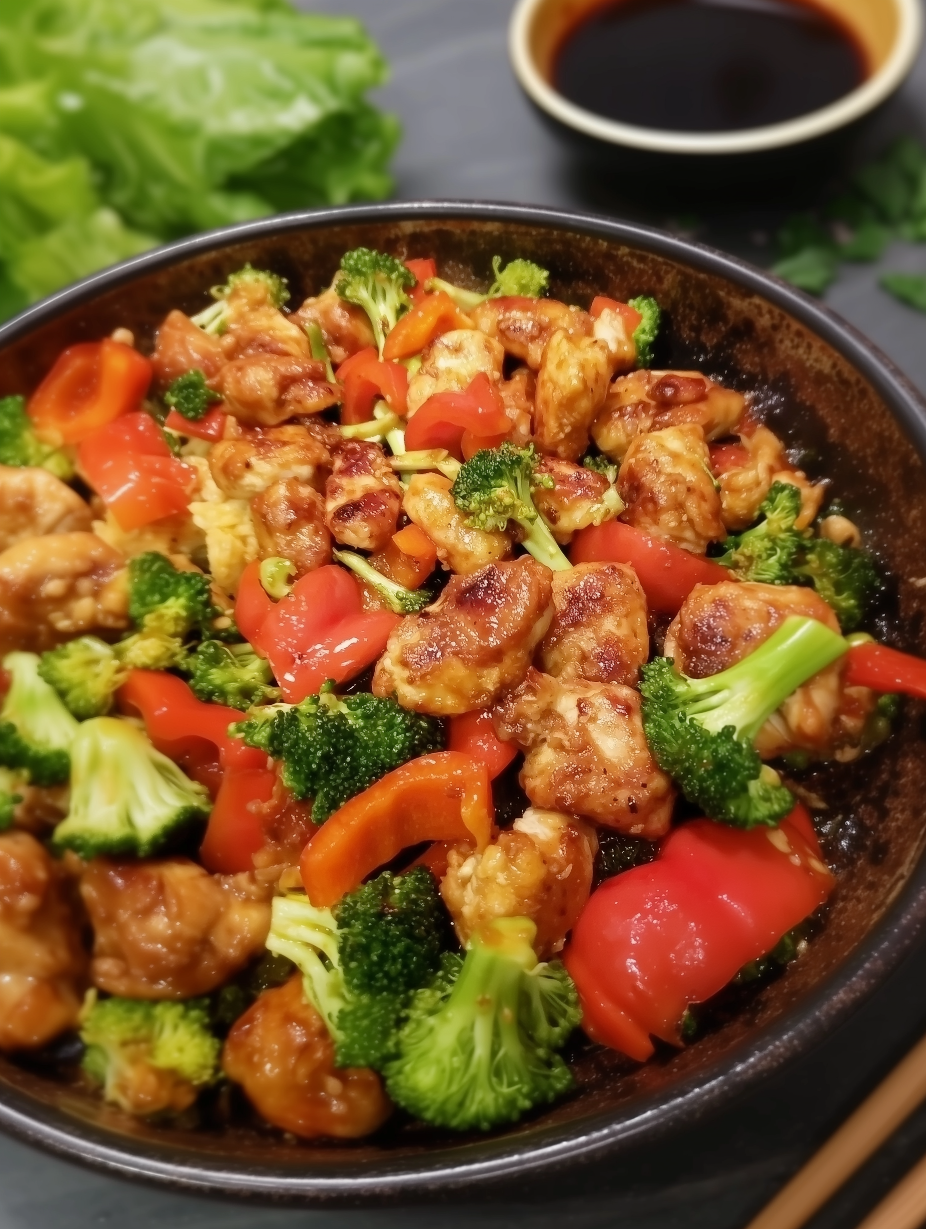 Easy Teriyaki Chicken with Broccoli and Bell Peppers a.k.a Crack Chicken 3 Easy Teriyaki Chicken with Broccoli and Bell Peppers a.k.a Crack Chicken 3