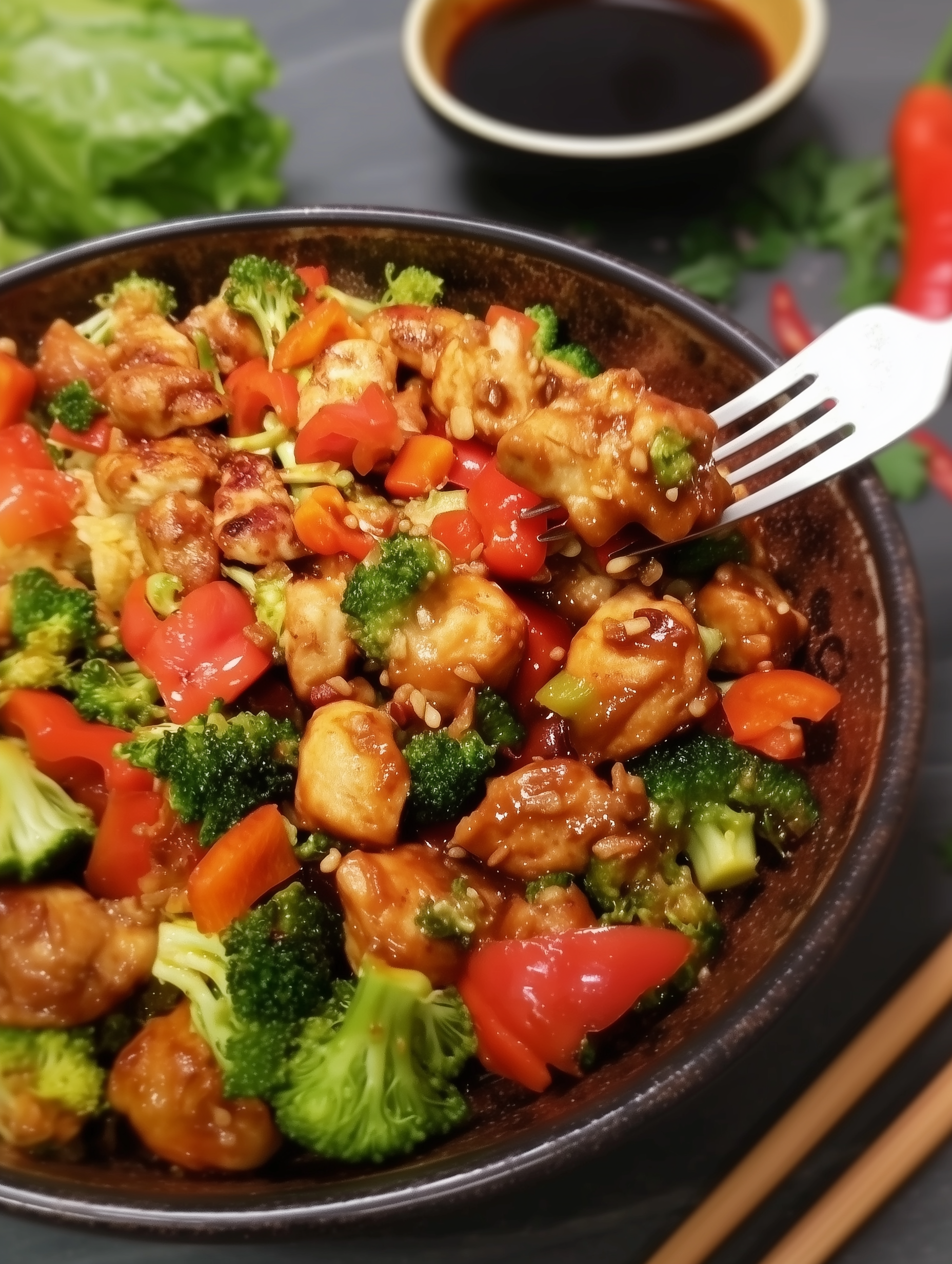 Easy Teriyaki Chicken with Broccoli and Bell Peppers a.k.a Crack Chicken 4 Easy Teriyaki Chicken with Broccoli and Bell Peppers a.k.a Crack Chicken 4