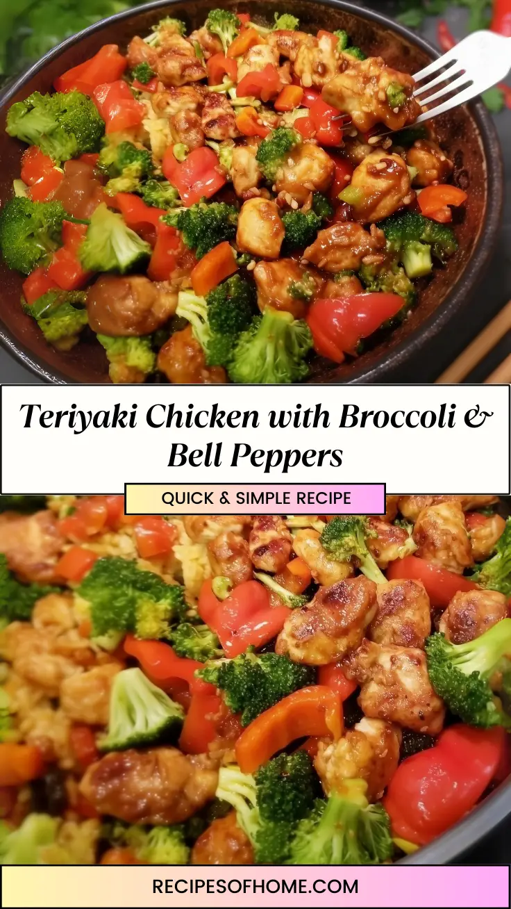 Easy Teriyaki Chicken with Broccoli and Bell Peppers a.k.a Crack Chicken pinterest Easy Teriyaki Chicken with Broccoli and Bell Peppers a.k.a Crack Chicken pinterest