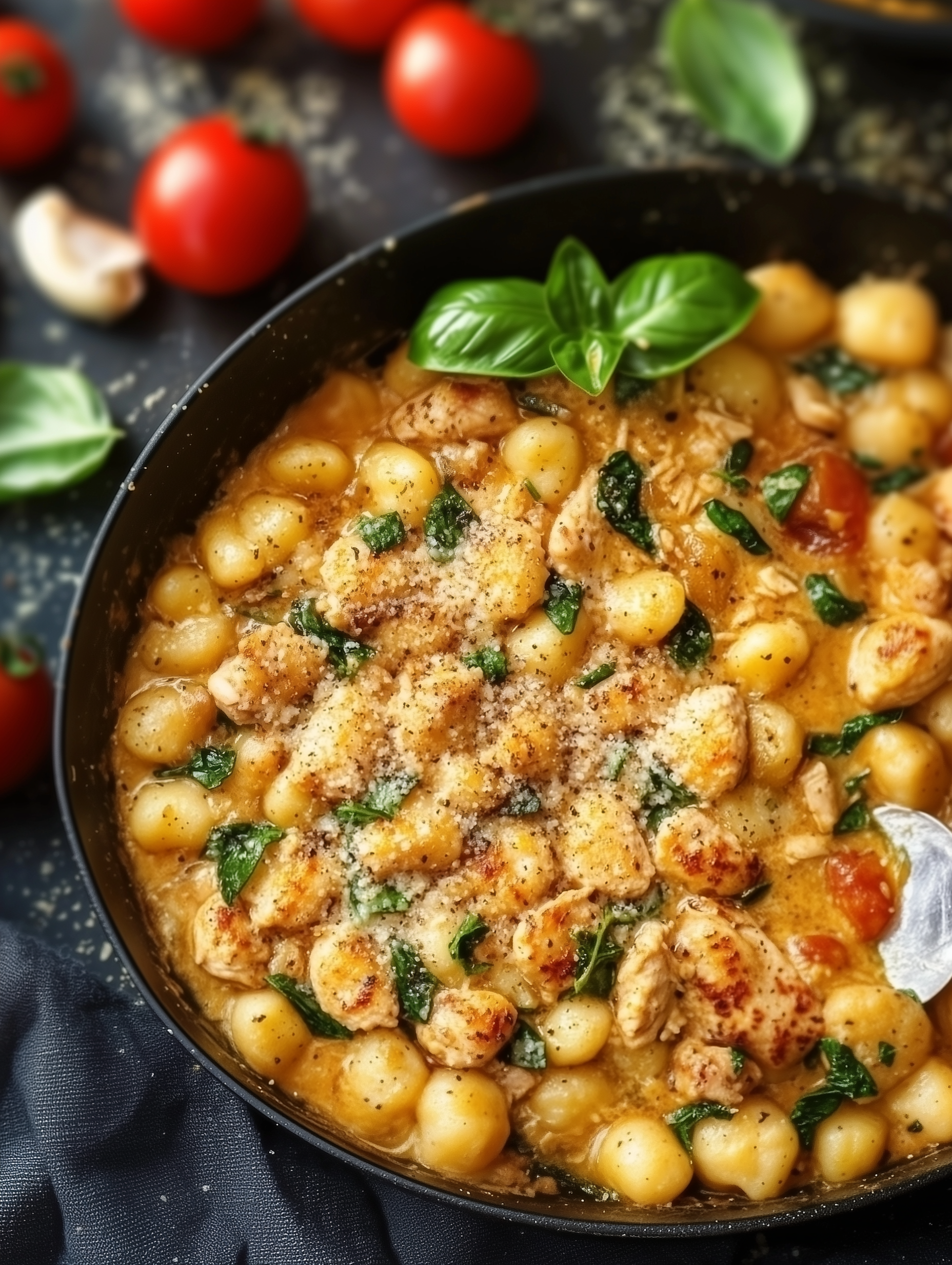 Garlic Chicken Gnocchi Skillet 3 1 Garlic Chicken Gnocchi Skillet
