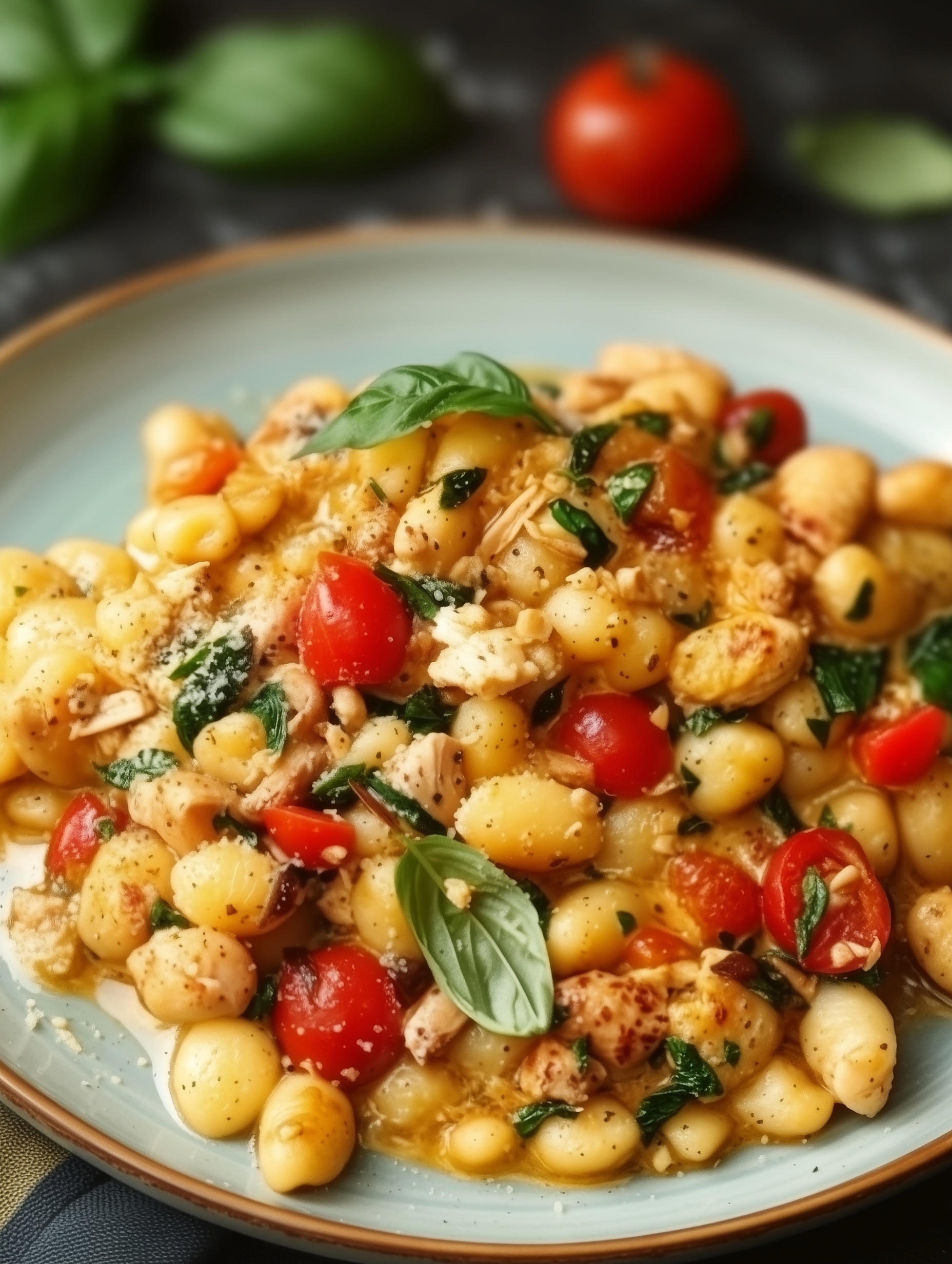 Garlic Chicken Gnocchi Skillet 4 Garlic Chicken Gnocchi Skillet