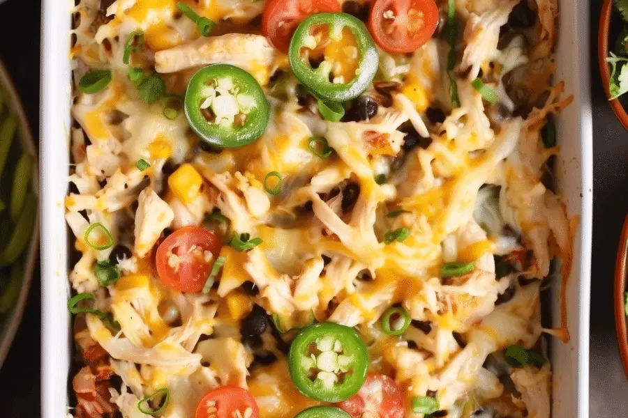 Healthy Chicken Taco Casserole 2