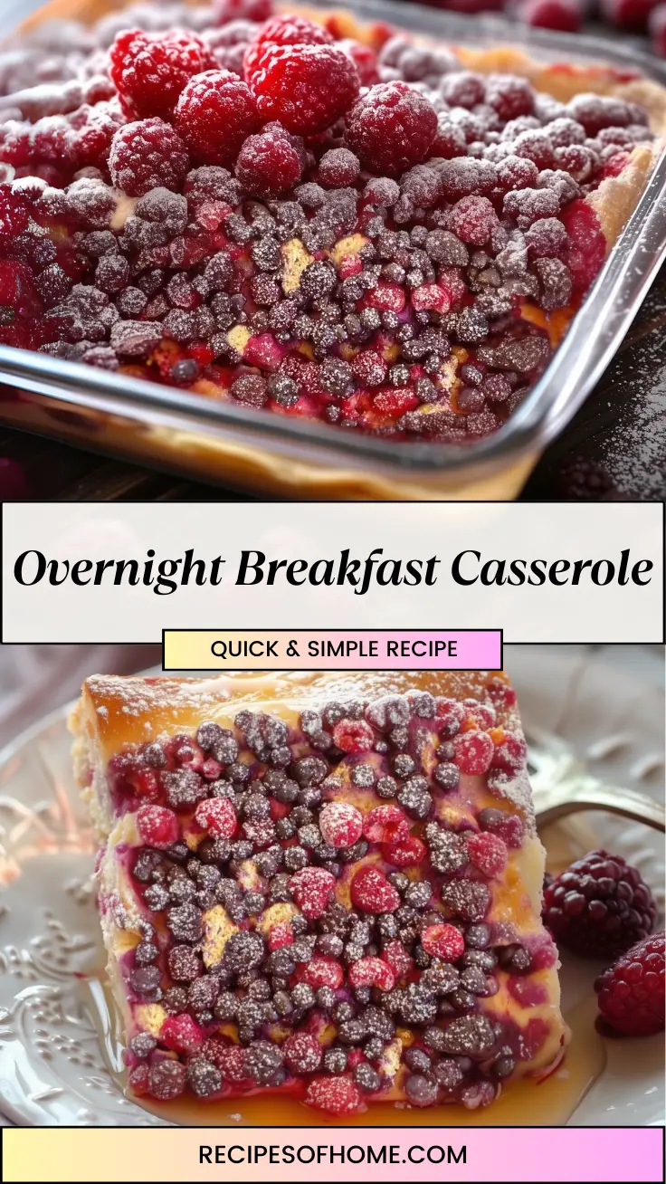 Overnight Breakfast Casserole pinterest Overnight Breakfast Casserole pinterest