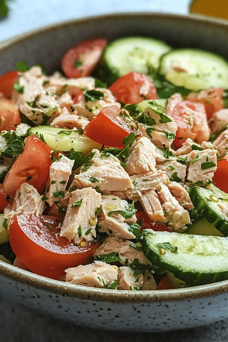 Quick Mediterranean Tuna Salad with No Mayo 1 1
