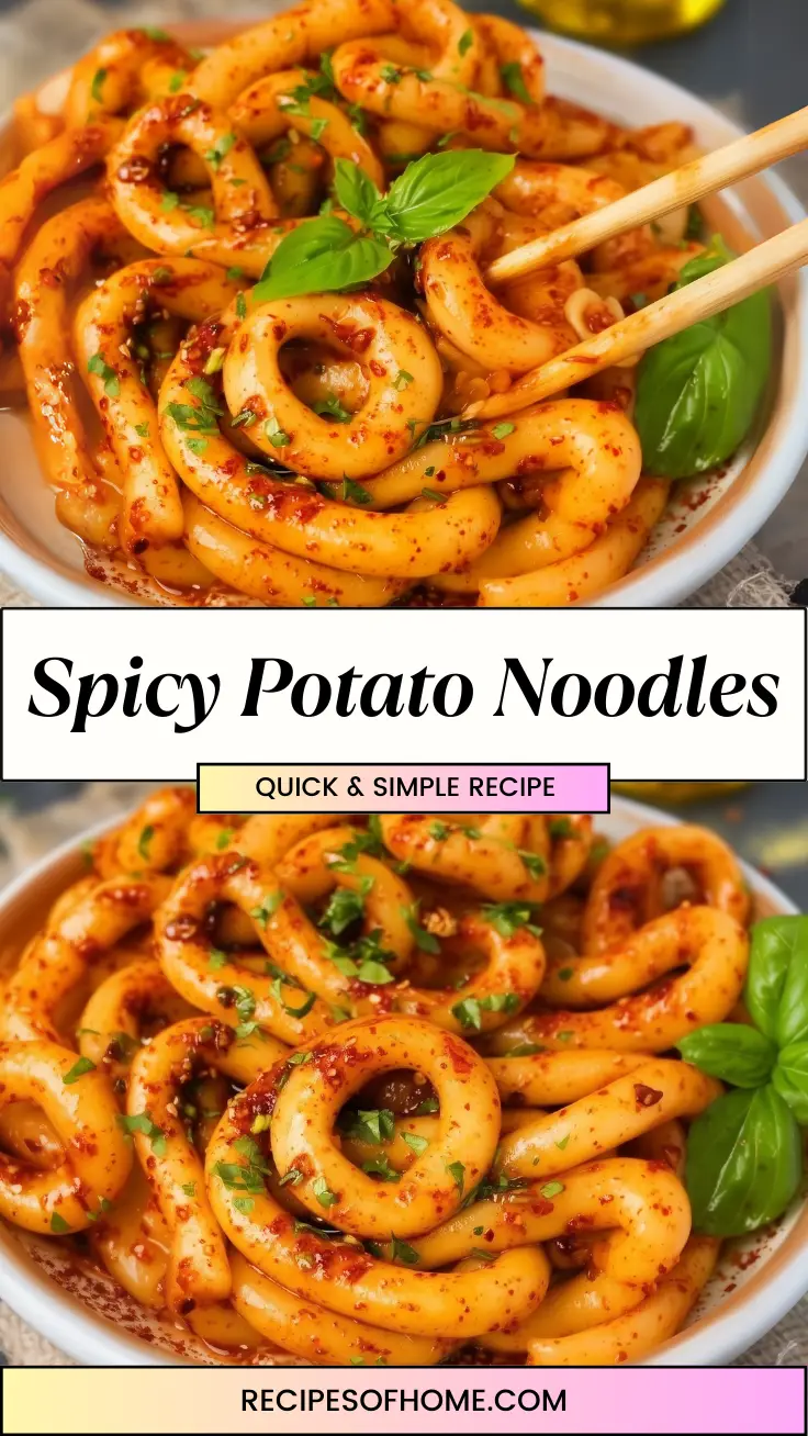 Spicy Potato Noodles pinterest 1 Spicy Potato Noodles