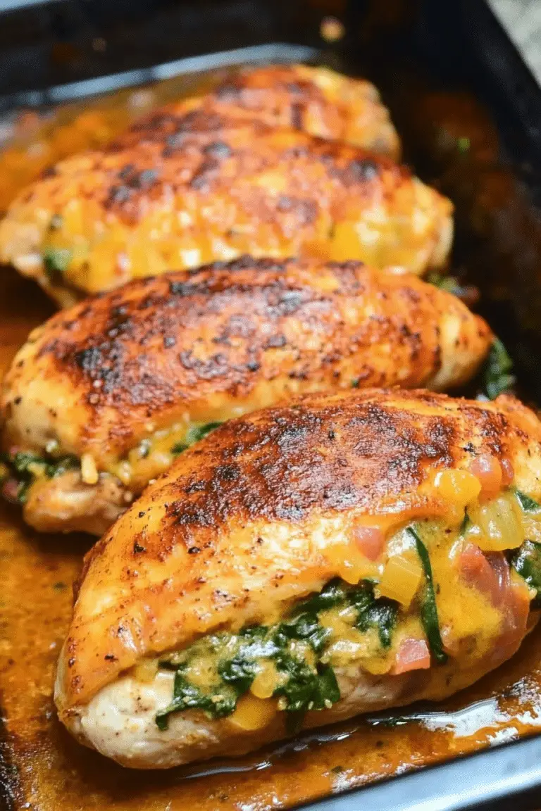Spinach Stuffed Chicken Breasts 1