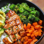 Sticky Chicken Rice Bowls Recipe 3