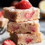 Strawberry Lemon Blondies 1