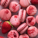 Strawberry Macaron Shells 2