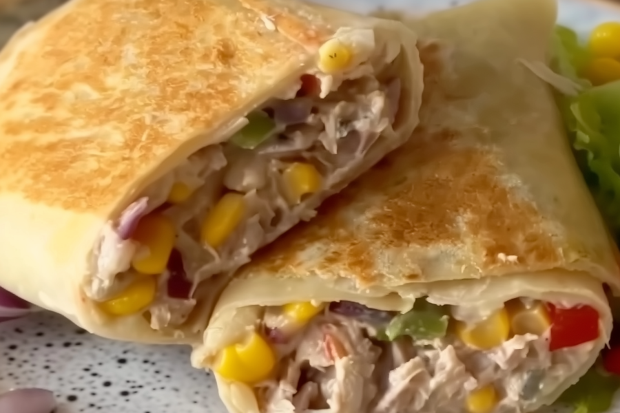 Tuna Melt Wrap 1