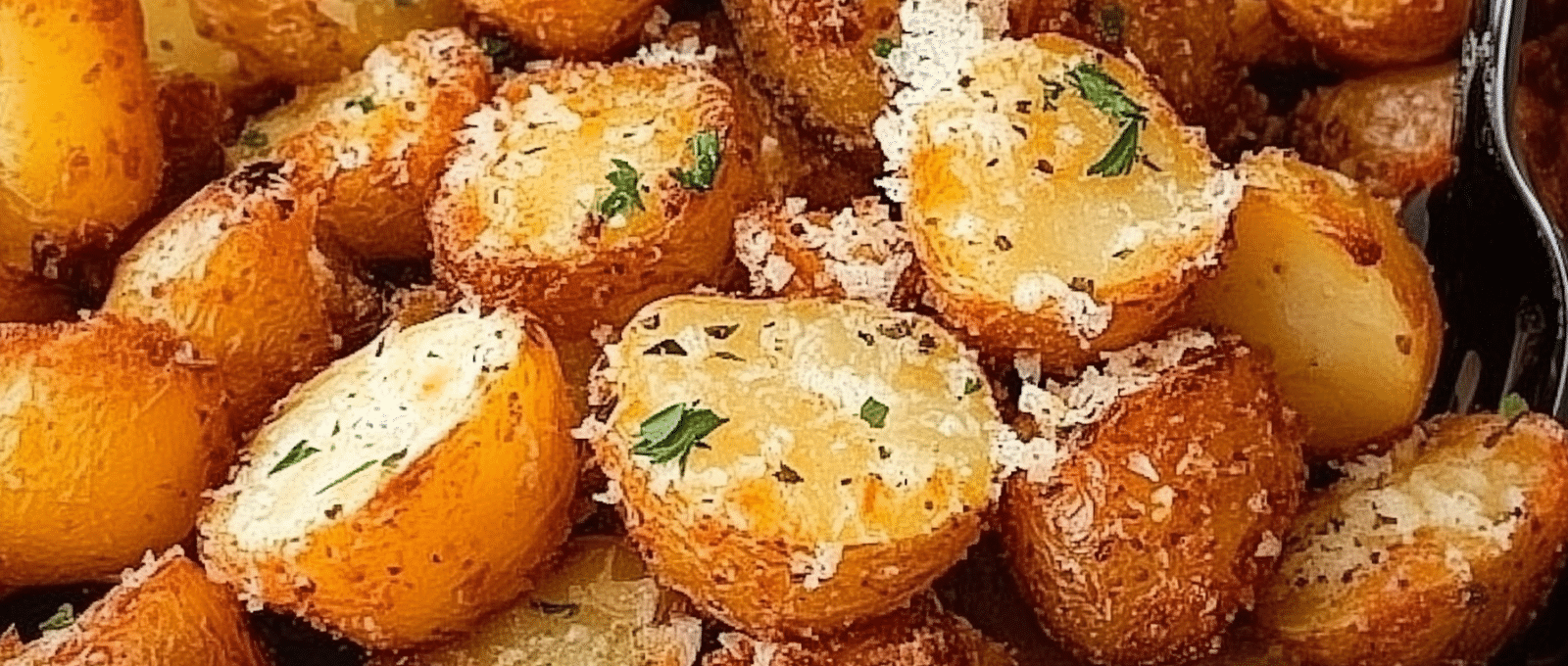 Viral Crispy Garlic Parmesan Crusted Potatoes 2