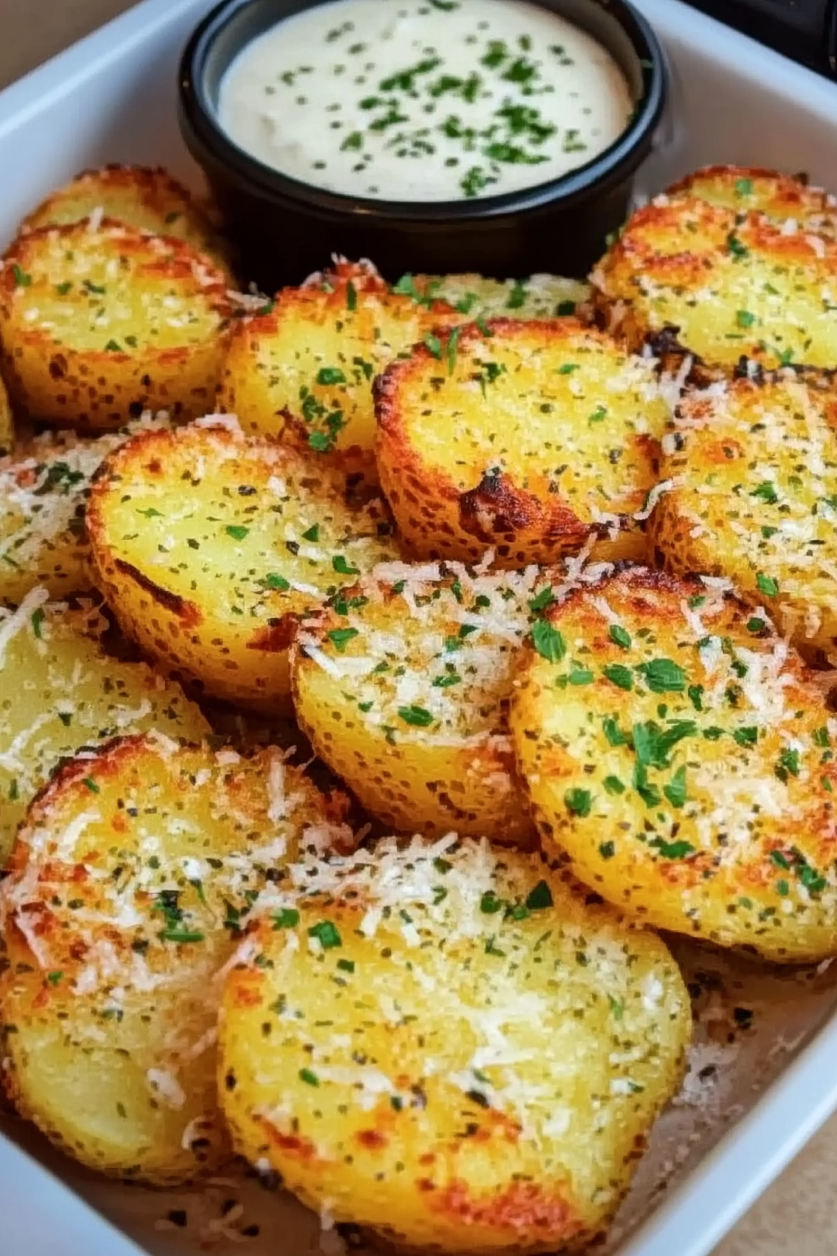 Baked Smashed Potatoes With Garlic Parmesan 2 scaled Baked Smashed Potatoes With Garlic Parmesan 2 scaled