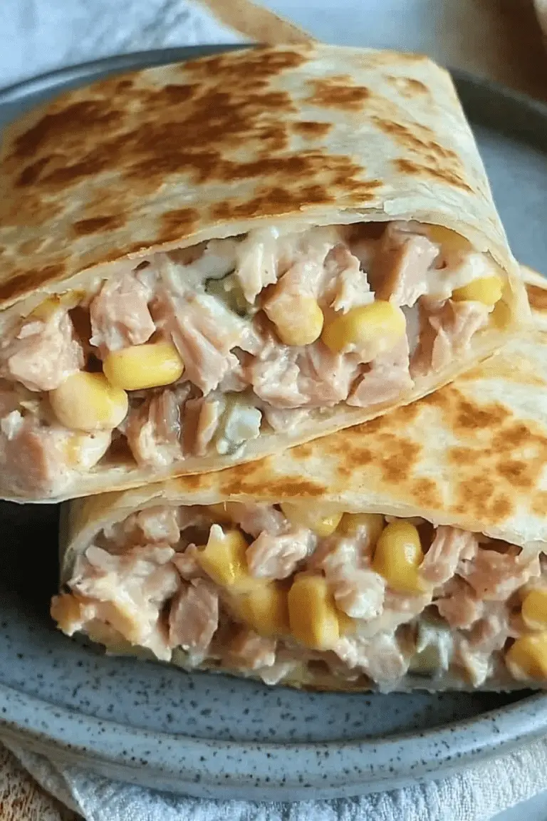 Healthy Tuna Melt Wrap 1