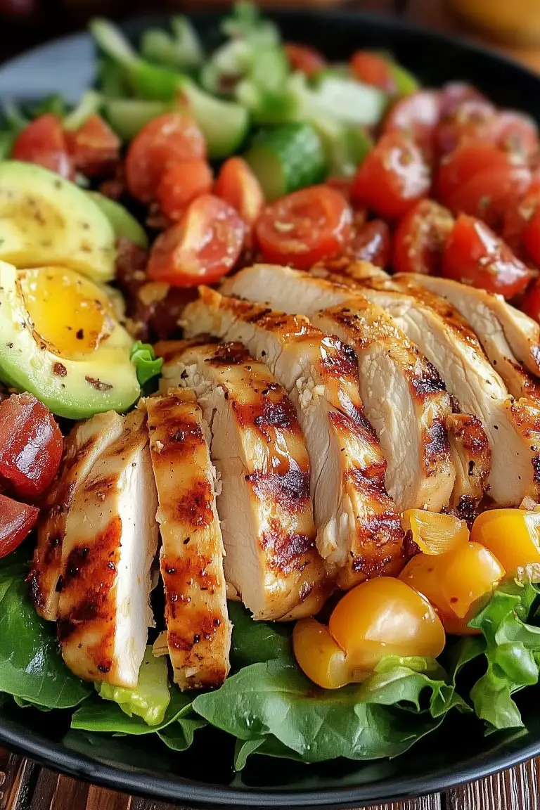 Paleo Grilled Chicken Cobb Salad 1