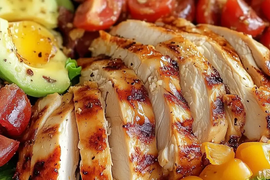 Paleo Grilled Chicken Cobb Salad 1