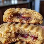 Peanut Butter And Jelly Stuffed Cookies 1