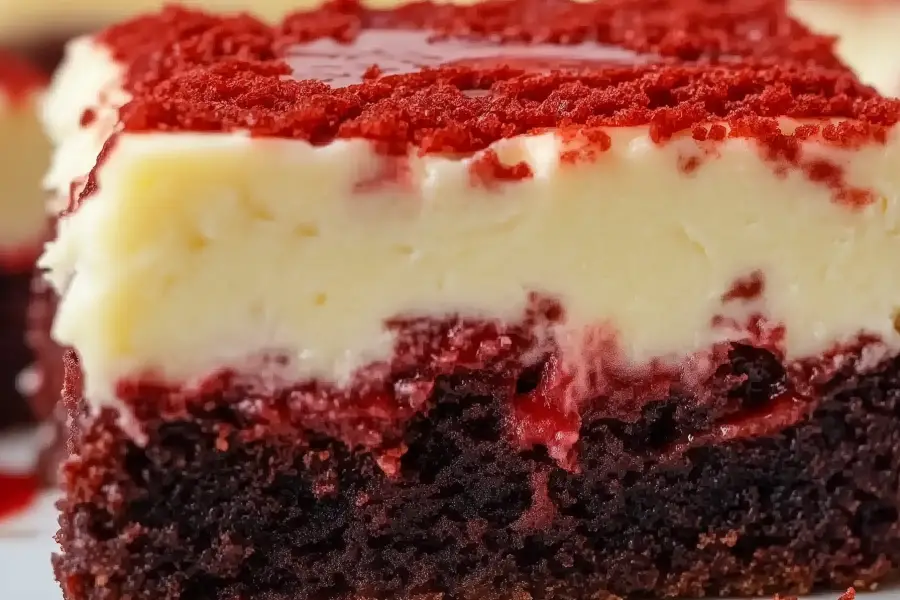 Red Velvet Cheesecake Brownies 1