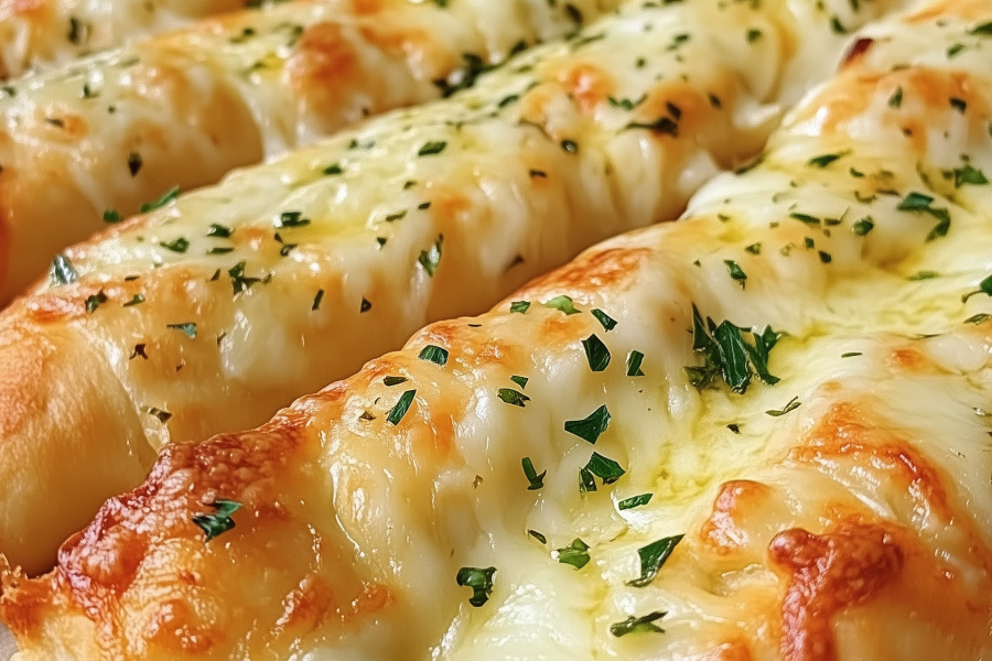 Cheesy Garlic Breadsticks 2 1